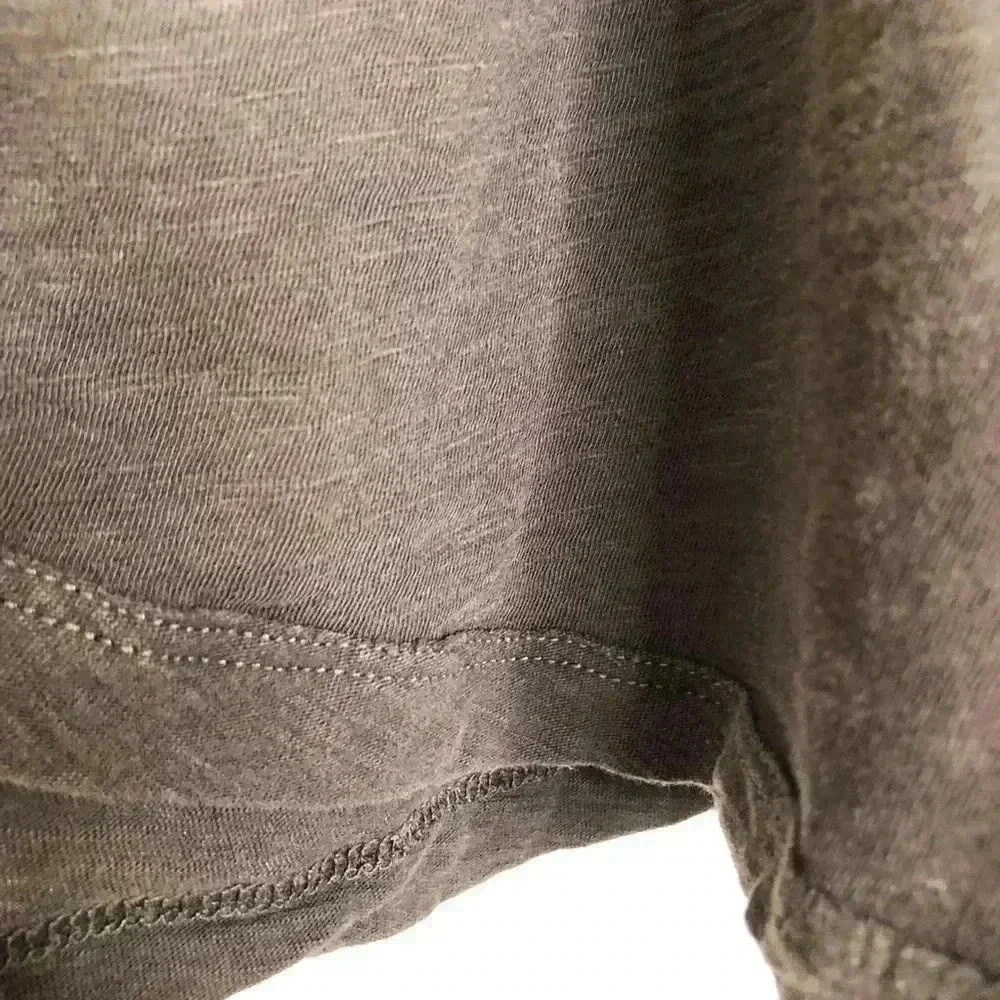 Lucky Brand Embroidered  Leaf Ruched Back Tank SM - Picture 14 of 16